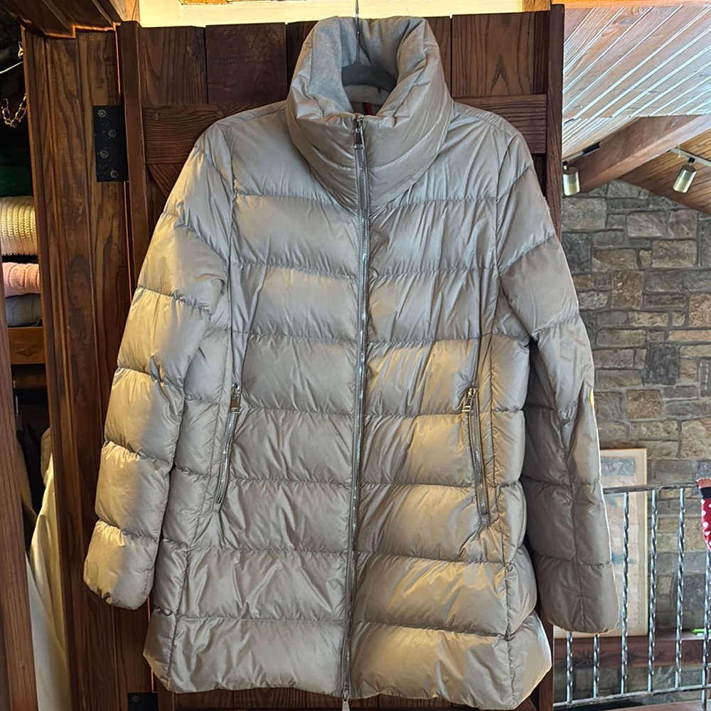 Moncler Light Beige Puffer Coat